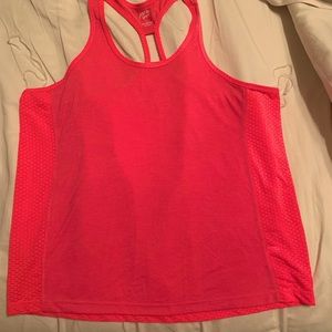 just be...sport size L Hot pink tank, racer back